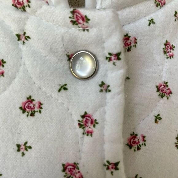 NWOT The Vermont Country Store Double-Quilted Long Cotton Flannel Robe $110 S 6 - Picture 7 of 9